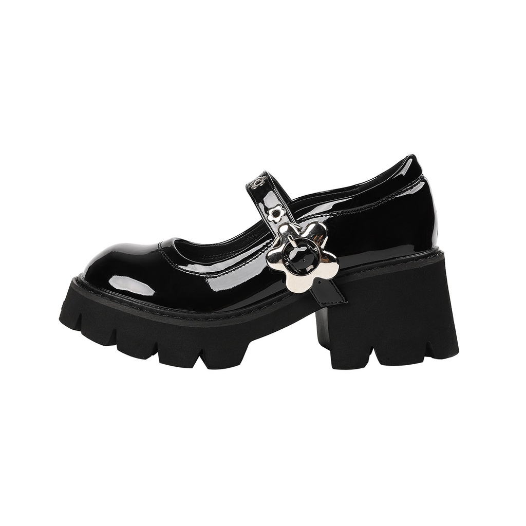 Giày Cao Gót Đế Dày Phong Cách Thời Trang retro Anh Quốc 2023