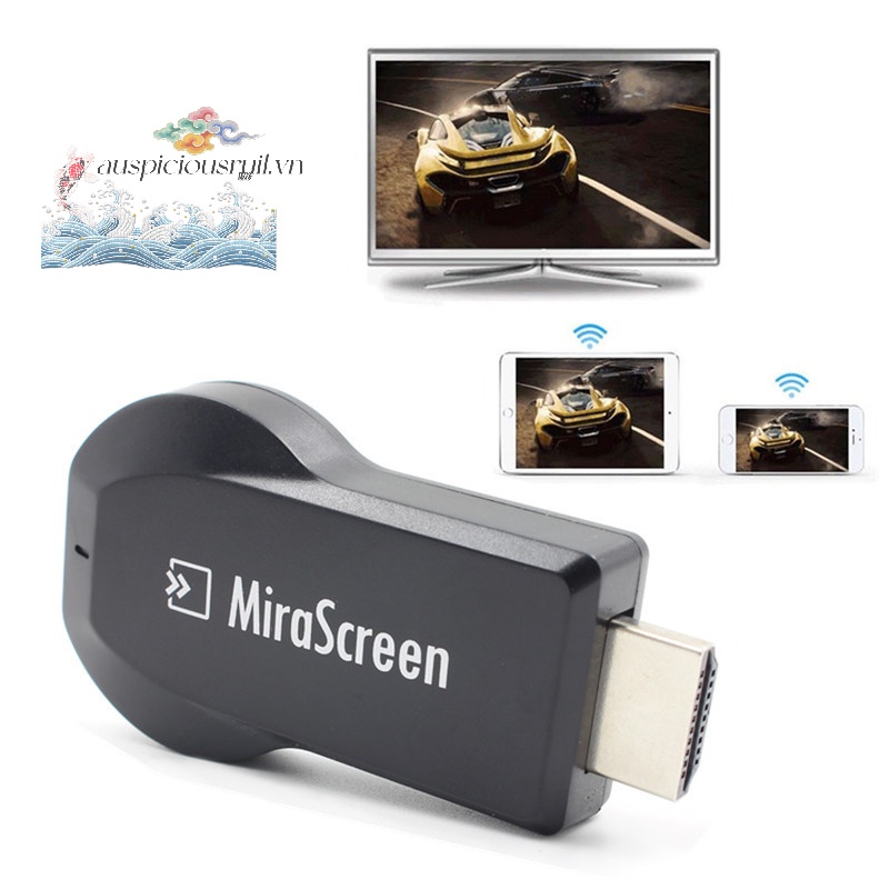 Thiết Bị Kết Nối Màn Hình TV Không Dây Auspiciousrui1 M2 Pro WiFi HDMI 1080P 4K Cho Android Good ggods