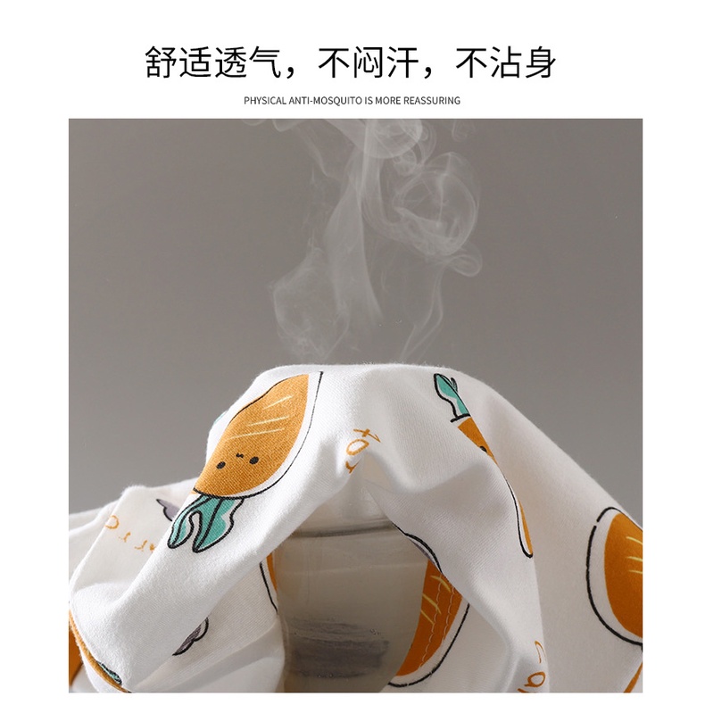 Bộ Đồ Ngủ cotton Tay Dài Giữ Ấm Mùa Thu Phong Cách Hàn Quốc Cho Bé Sơ Sinh 60-130cm