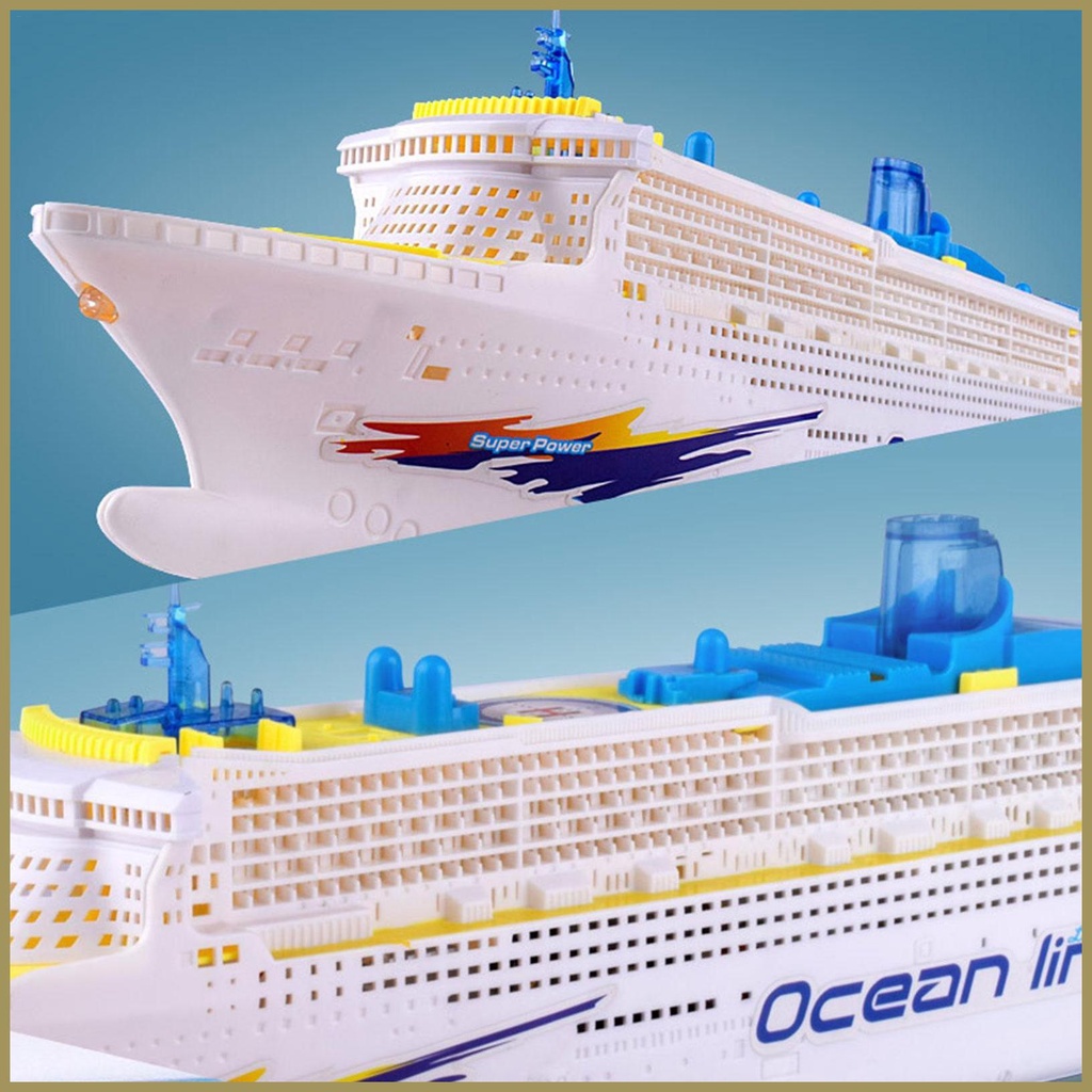 Đồ Chơi Tàu Thuyền Du Lịch Có Đèn LED Và Âm Thanh Vui Nhộn paca3vn