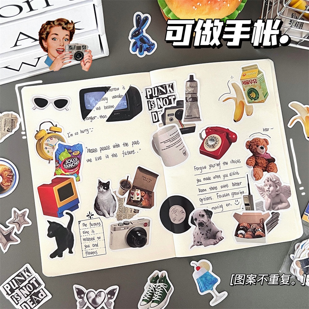 Sticker Dán Trang Trí Điện Thoại Phong Cách Vintage