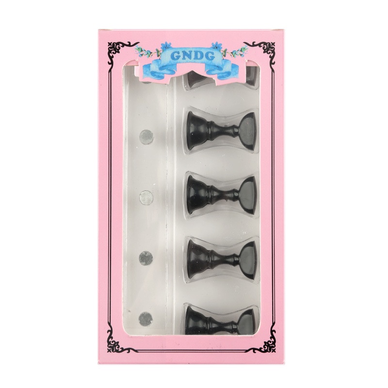 Set 5 chiếc đế gắn móng giả tập vẽ nail - đế nam châm gắn móng mẫu chuyên dụng SHERI