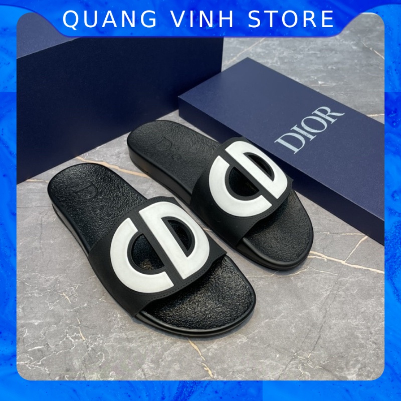 Dép quai ngang Lê Nam D.I.O.R CD Hàng Mới Nhất - Dép Quai Ngang Nam CD đế đúc chắc chăn, êm chân hot trend 2023