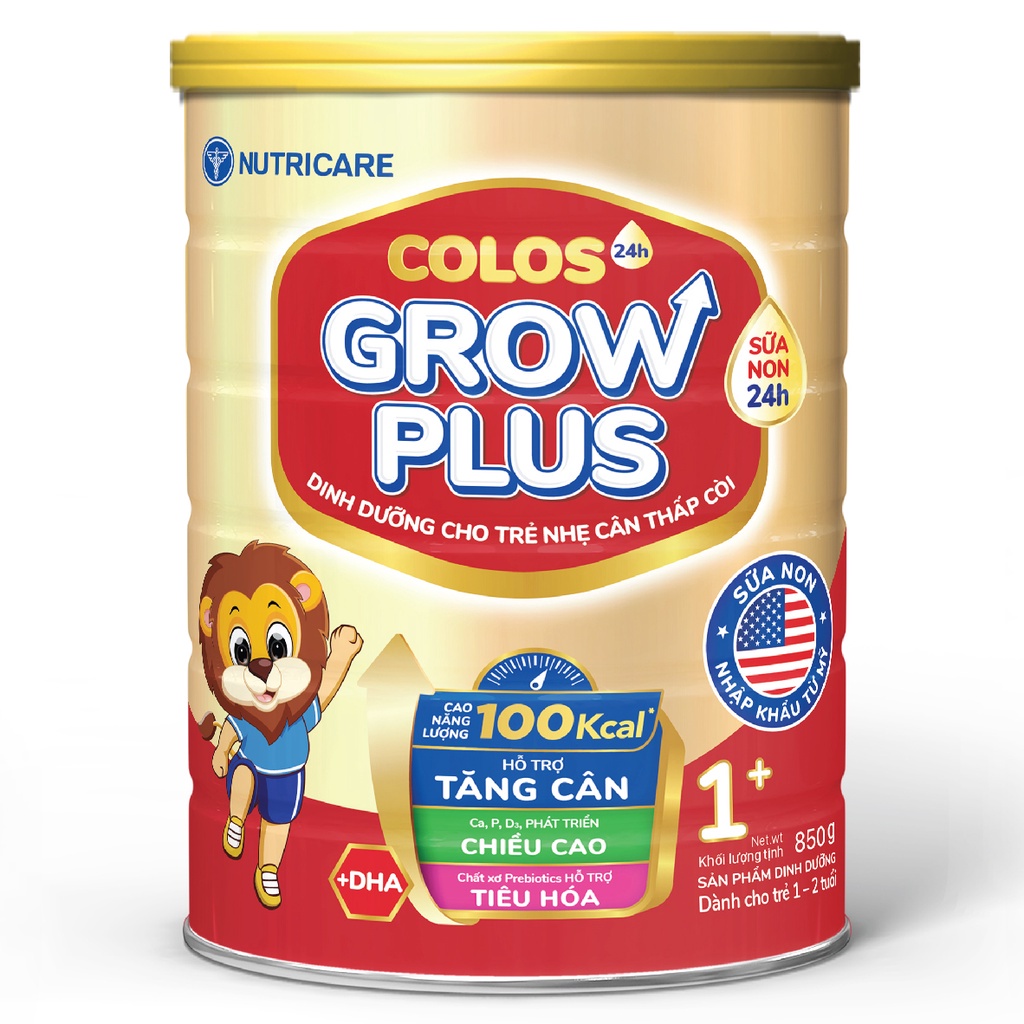 Sữa ColosGrow Plus 1+ lon  Chính hãng