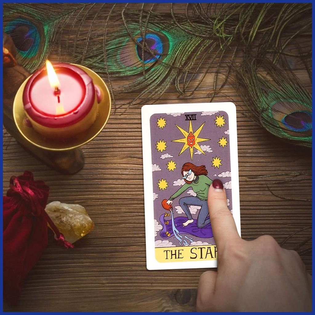 Tarot cards oracle cards future telling adventure bói toán trò chơi cho người mới bắt đầu bảng trò chơi đồ dùng cho bữa tiệc aiavn