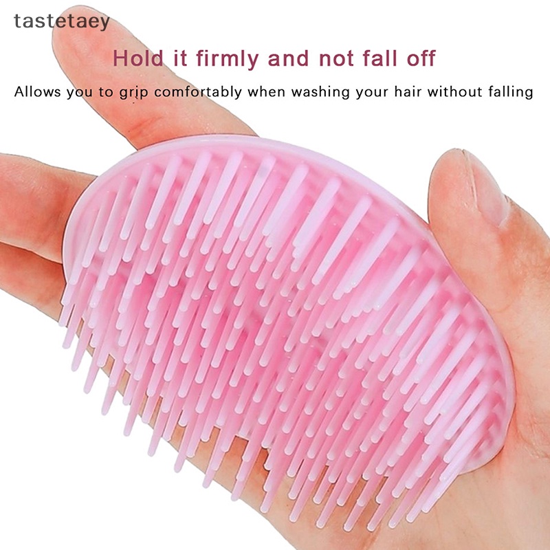 Ngon lược massager bàn chải gội đầu cho trẻ sơ sinh tắm silicone mềm bé trai bé gái bàn chải tắm đầu gội đầu bàn chải massage lau lược en