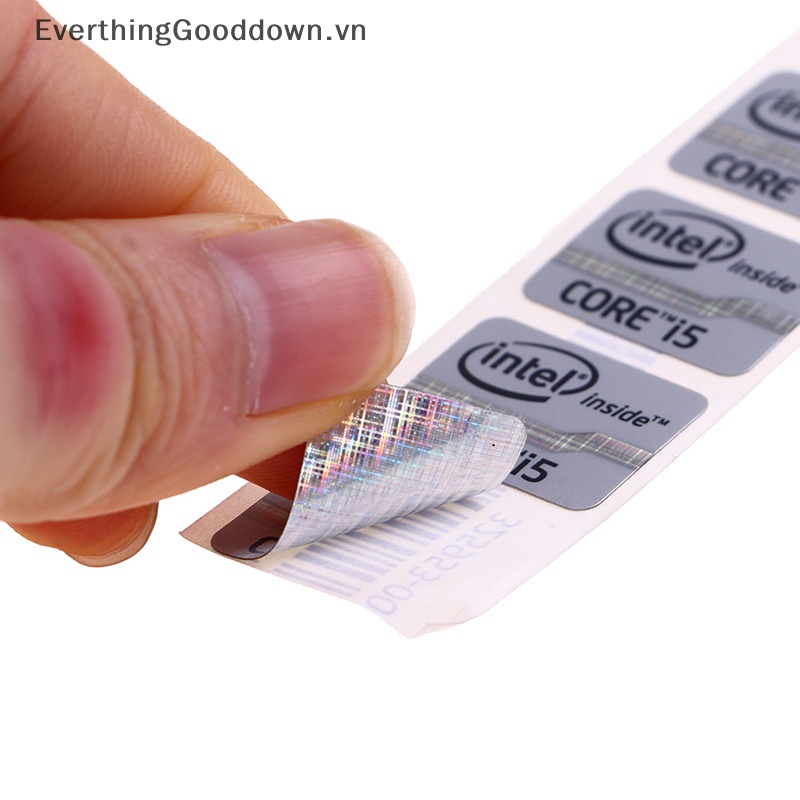 Everthinggooddown 5 cái ultrabook performance label sticker logo máy tính xách tay intel core i3 i5 vn