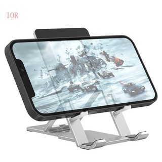 Ior mobile phone stand angle adjustable desktop smartphone tablet support cradle