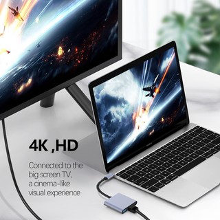 3in1 multi-function usb c docking station type c to hdmi 4k pd usb 3.0 c usb-c dock type-c hub adapter for laptop switch phone tablet