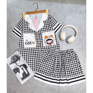 (Chubby Bigsize) Bộ Lụa Xước ĐÙI 5D Bigsize 50-95kg BD09
