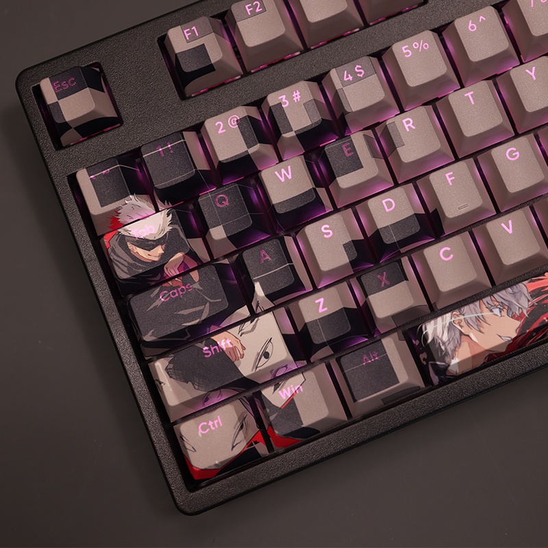 Satoru gojo keycaps cherry profile jujutsu kaisen pbt dye sub bàn phím cơ keycap