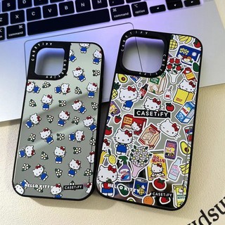 Casetify same kitty mirror case cho iphone 14 14pro 11 12 13 pro max plating hard cover vỏ