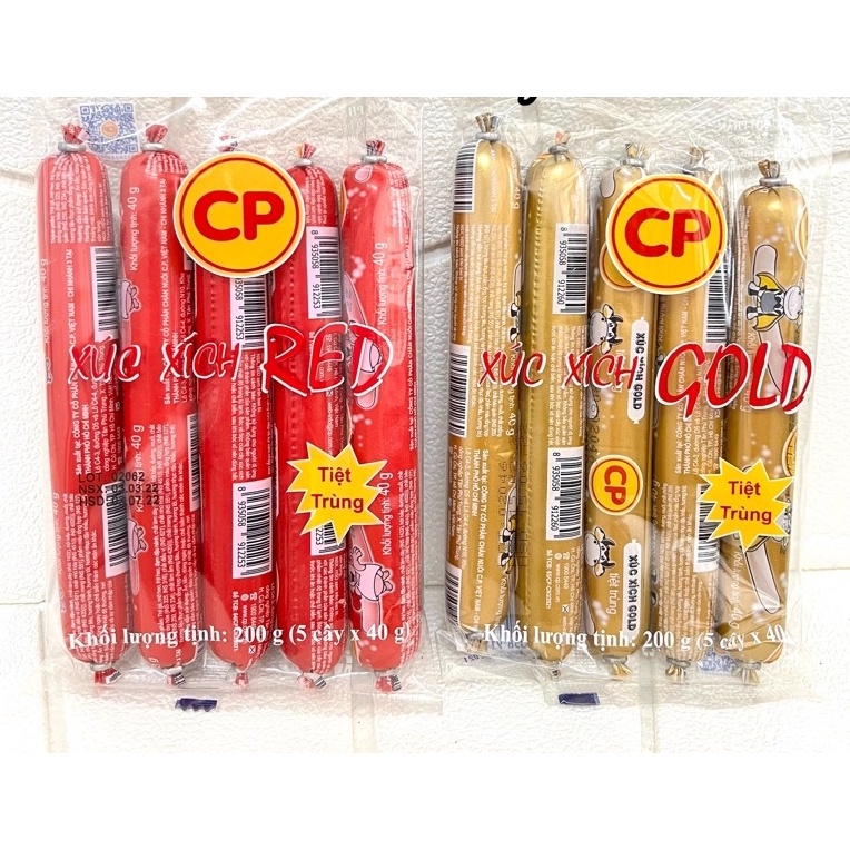 Gói xúc xích CP Heo Bò gói 200g