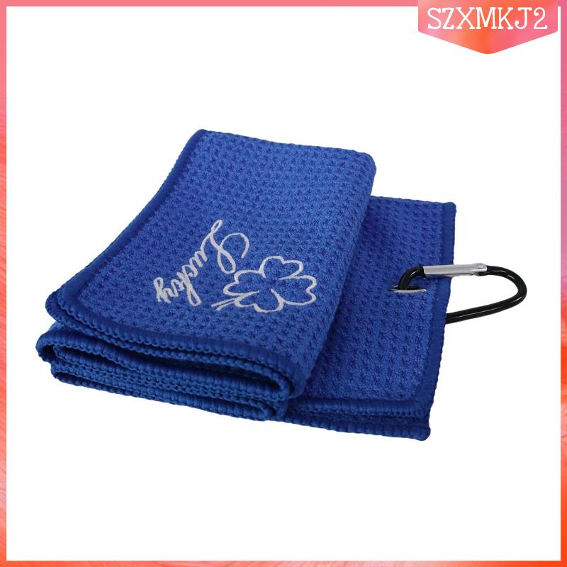 Câu lạc bộ chơi gôn khăn lau khăn chơi gôn cho túi chơi gôn với carabiner hạng nặng cho thiết bị bàn là gôn tees phụ nữ đàn ông quả bóng