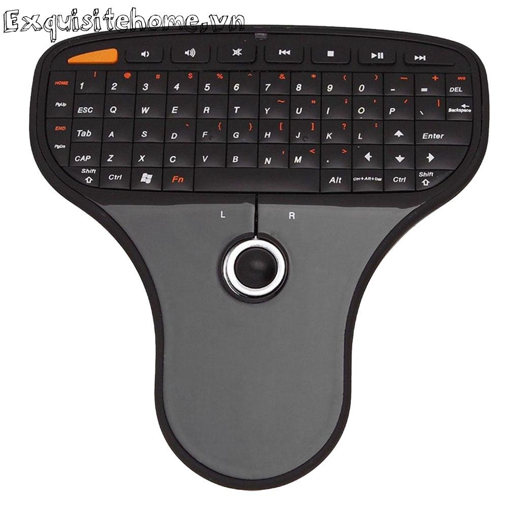 N5901 bàn phím từ xa đa phương tiện không dây mini chuột không dây với trackball