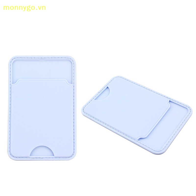 Monnygo bán chạy điện thoại di động silicone điện thoại di động mặt sau dán chủ thẻ đặt xe buýt kiểm soát truy cập id thẻ ngân hàng dán trong túi vn