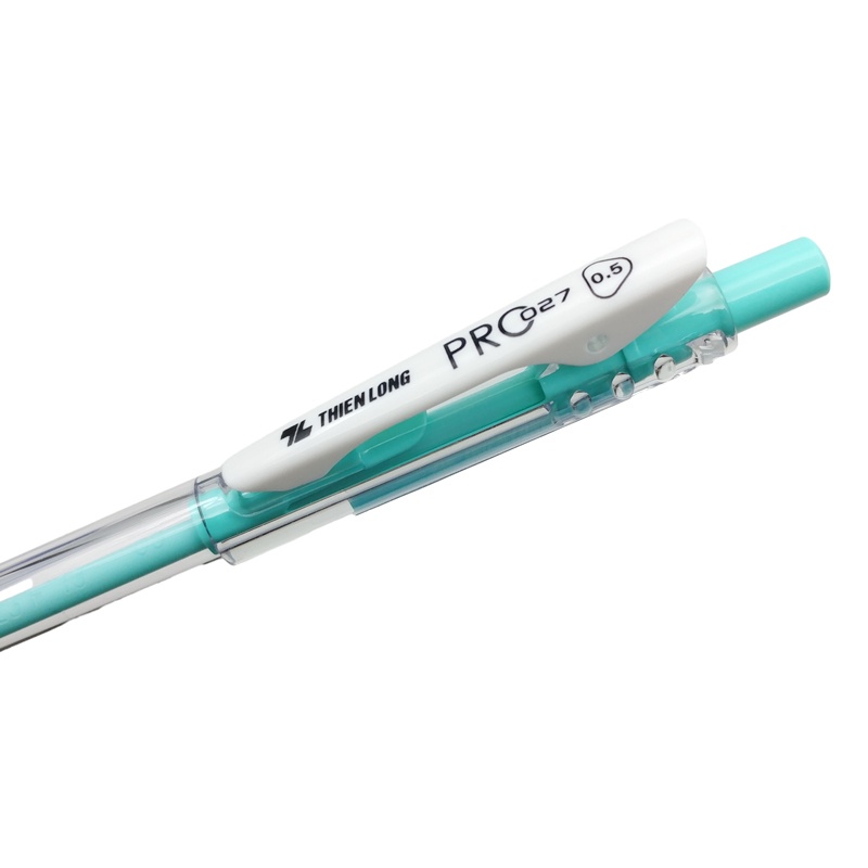 Hoả tốc - Bút bi mẫu mới Pro 027 TL-105 𝑻𝒉𝒊𝒆̂𝒏 𝑳𝒐𝒏𝒈 mực xanh ngòi 0.5mm nút bấm tiện lợi không lo lem mực
