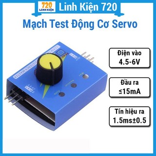 Mạch test động cơ servo đa năng