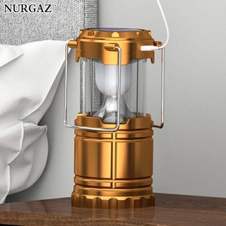 Nurgaz solar đèn lều led đa chức năng cắm trại đèn pin khẩn cấp có thể sạc lại đèn khẩn cấp ngoài trời