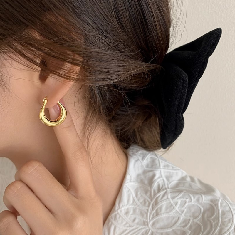 Bông tai WE FLOWER bạc 925 hình tròn cổ điển thời trang cho nữ