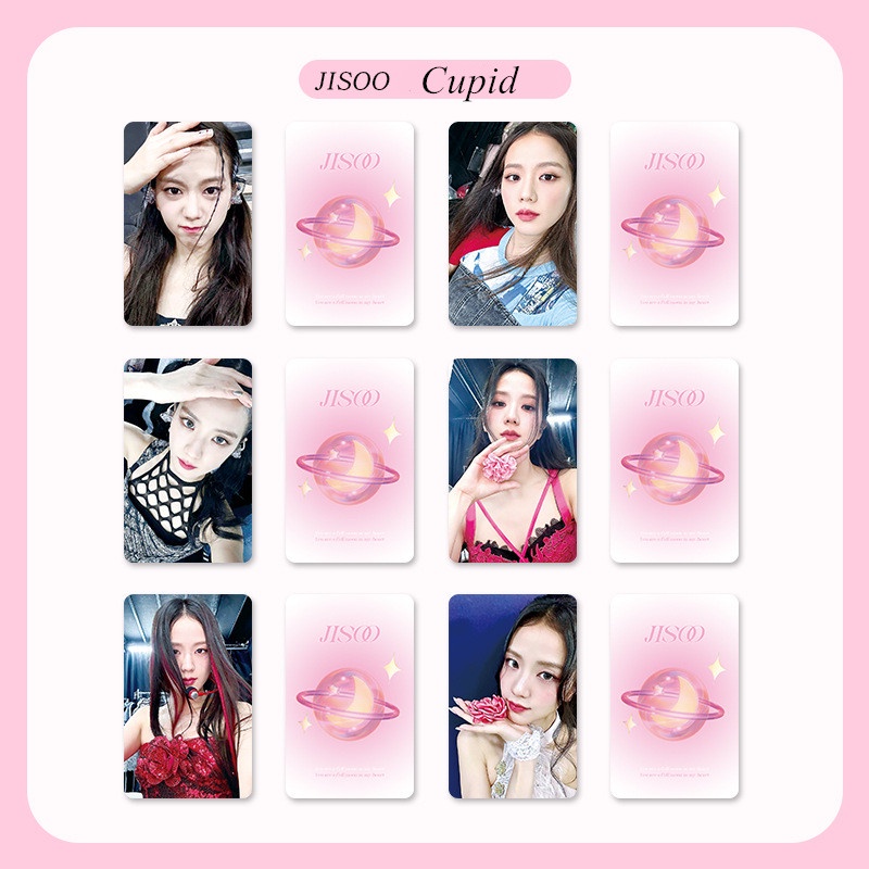 Set 6 Tấm Ảnh lomo Card jennie jisoo lisa Nhóm Blackpink