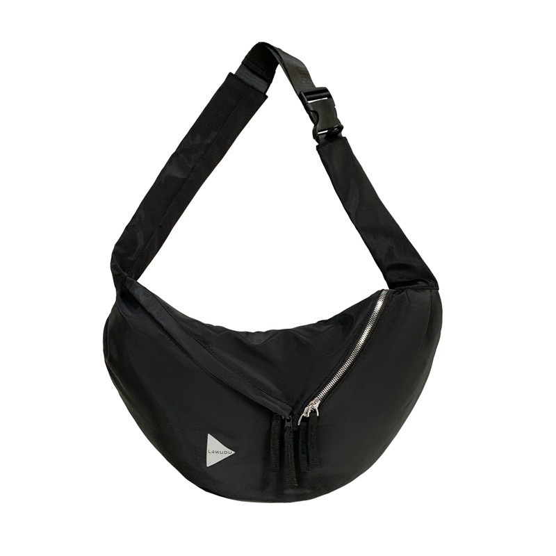 IMELON Túi Đeo Chéo Thể Thao Sức Chứa Lớn Màu Đen Cho Nam Và Nữ