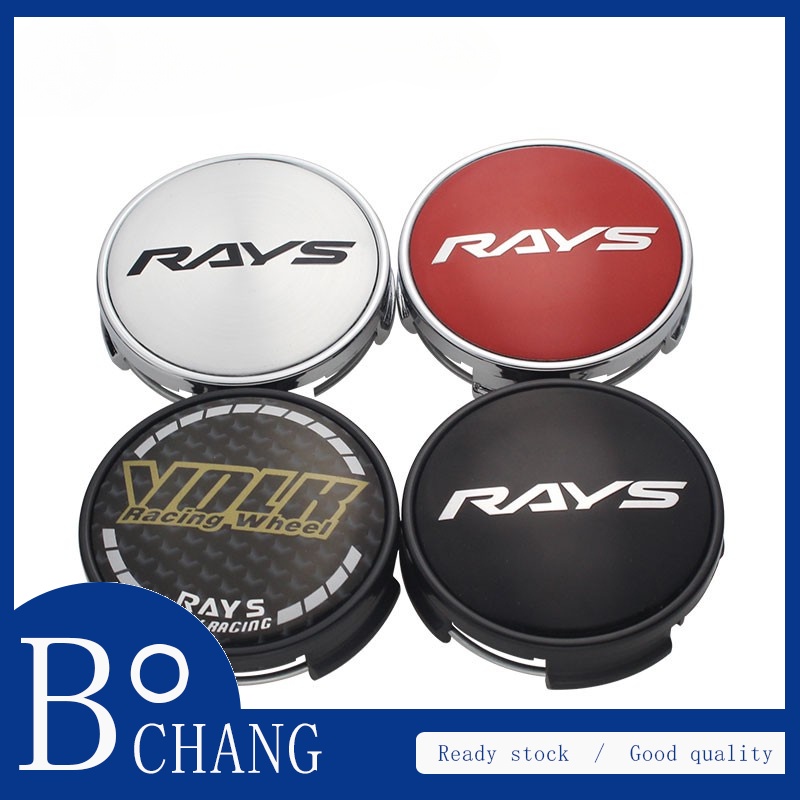 Bc 4 cái rays volk hub nắp đậy nắp bánh xe trung tâm 62mm biểu tượng logo volk nhãn dán bánh xe nắp trung tâm cho toyota corolla