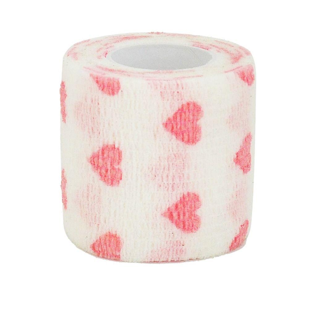 Băng bảo vệ ngón tay glenes, băng dính tự dính có độ đàn hồi cao băng in hình trái tim tình yêu màu trắng, băng hình xăm dễ thương thấm mồ hôi thể thao thoáng khí