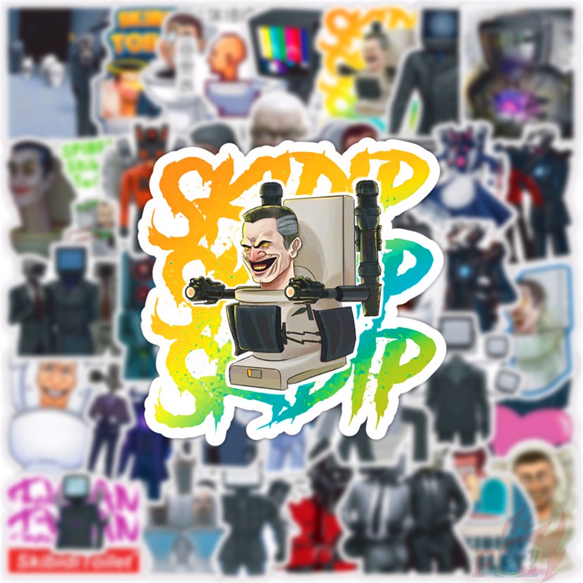 ❉ Skibidi Toilet Series 03 Stickers ❉ 50Pcs/Set Waterproof DIY Fashion Decals Doodle Stickers