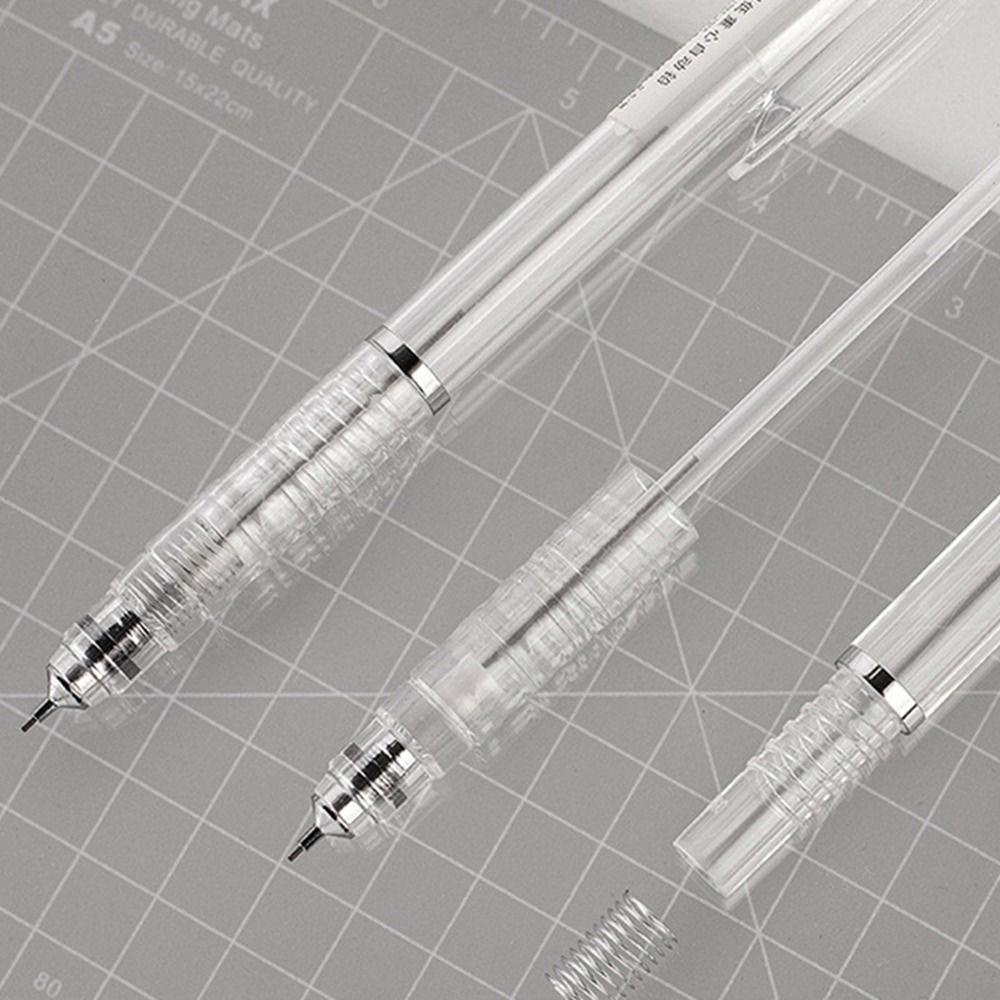 Bút Chì Kim Cơ Học In Morning Trong Suốt Bút Chì Bấm Ngòi 0.5MM / 0.7MM Cao Cấp