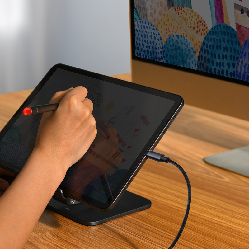 Cáp sạc nhanh Baseus PD 100W USB-C sang Type-C thích hợp cho Xiaomi Samsung MacBook iPad