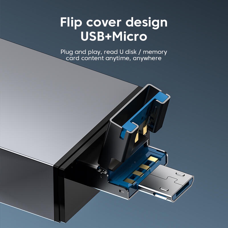 Đầu Đọc Thẻ Nhớ otg 7 Trong 1 Tốc Độ Cao Chuyển Đổi usb 3.0 Sang type c