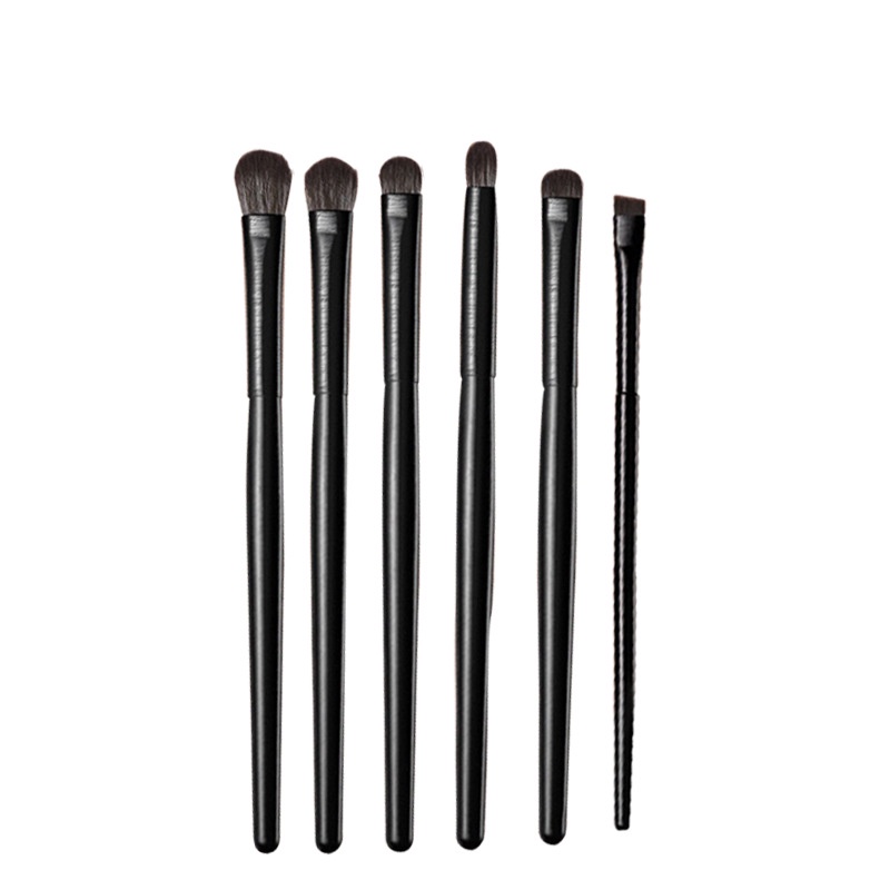 Brushed 6 eyeshadow brush set brush large small small blade eyeliner brush finger belly nose shadow brush under eyes to makeup brush ready stock