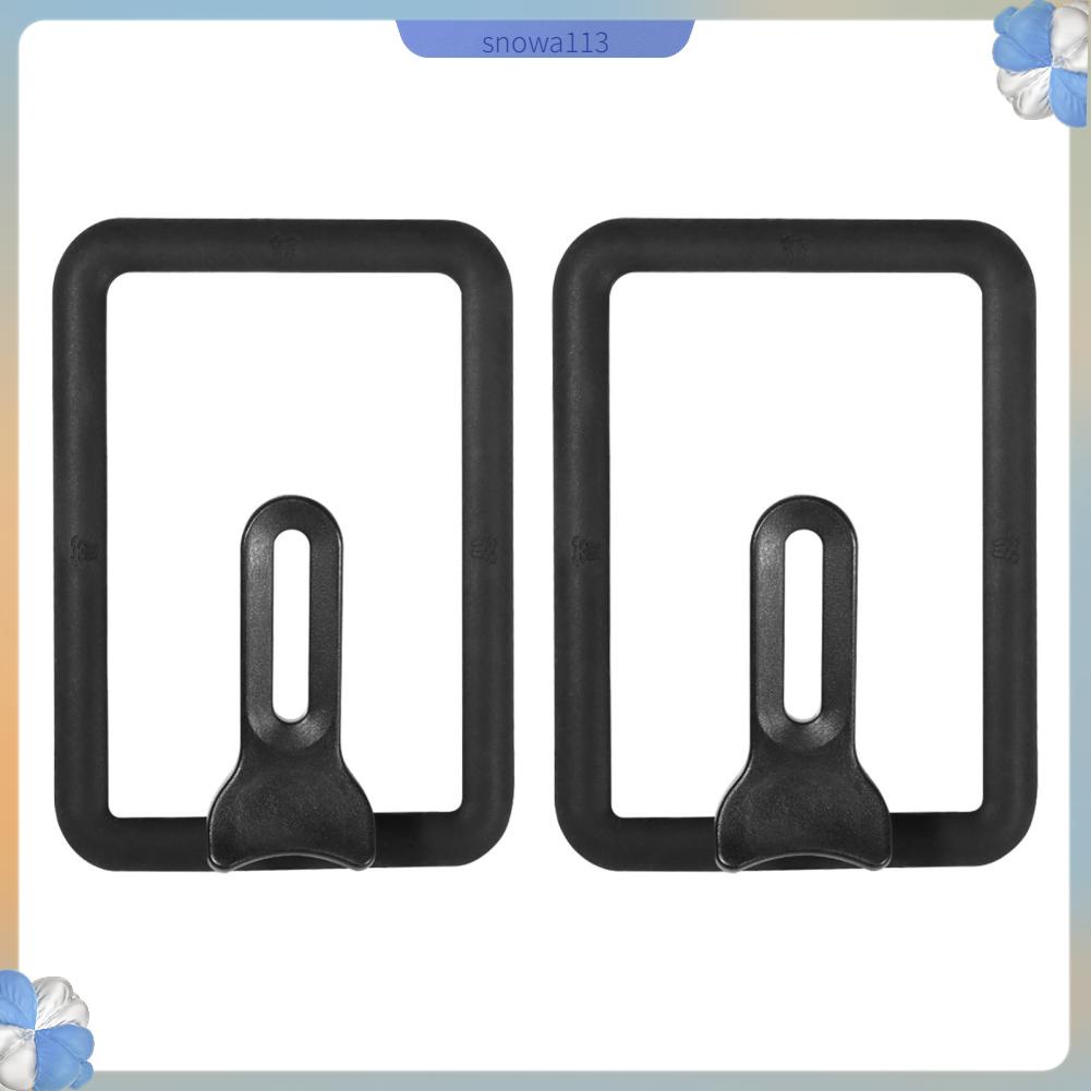 Mini Giay Nắp nồi thủy tinh hình chữ nhật dày có thể nhìn thấy bằng silicon được chảo màu đen