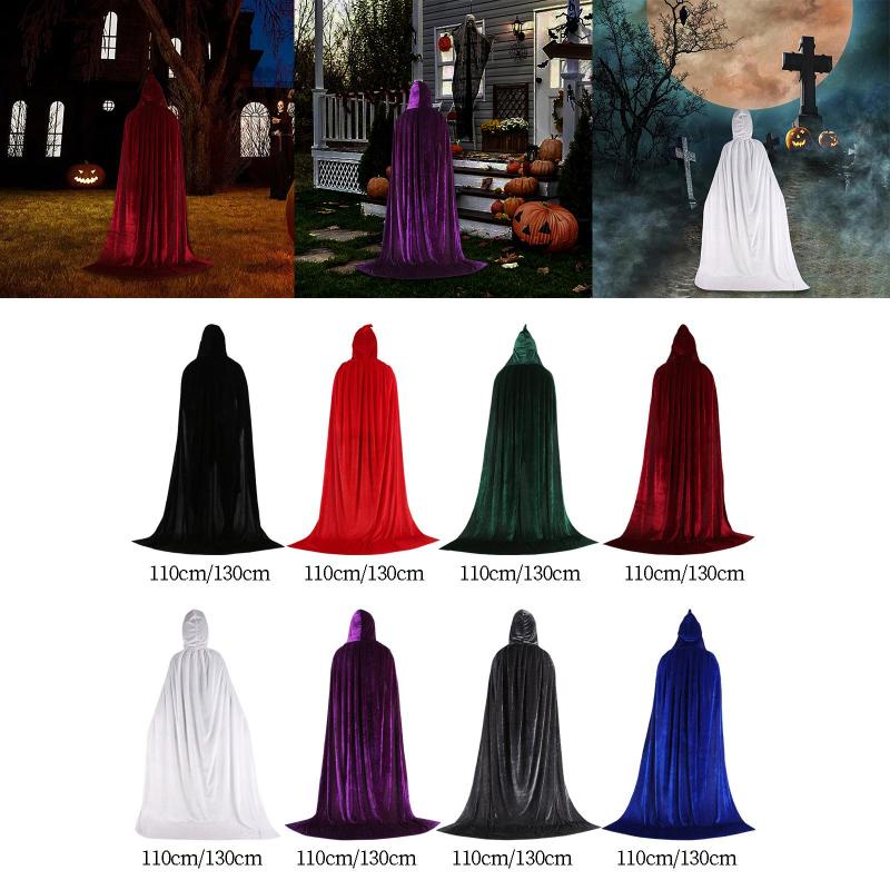 Trẻ em halloween cosplay áo choàng dài trùm đầu phụ kiện áo choàng cho chụp ảnh prop