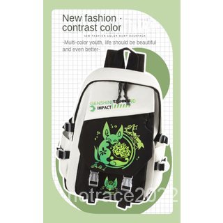 ★Genshin Impact★Hutao & venti & kaveh elements merchandise series school bag anime co-brand large-capacity lightweight backpack second shot