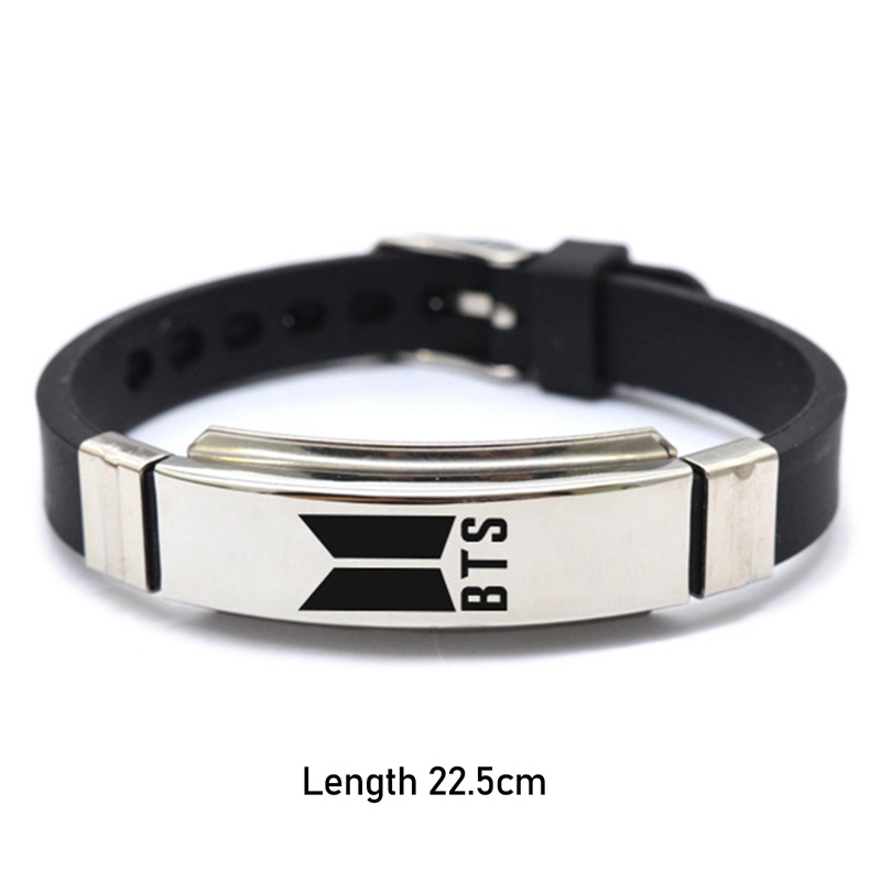Vòng Tay Silicon Titan Phong Cách Nhóm Nhạc BLACKPINK / Got7 / Twice / Seventeen