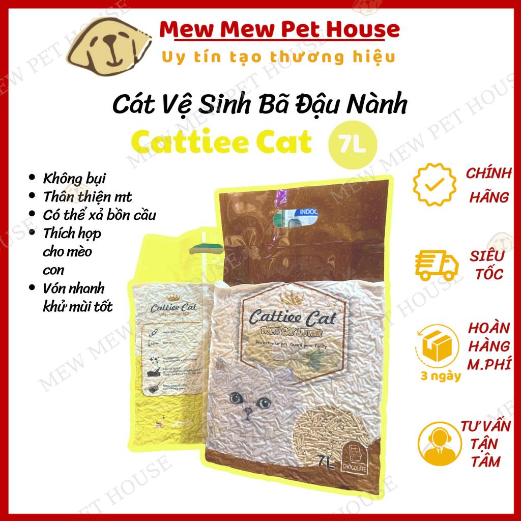 [Rẻ vô địch] Cát Vệ Sinh Đậu Nành CATTIEE CAT Túi 7L Không Bụi Vón Tốt Dành Cho Mèo Con
