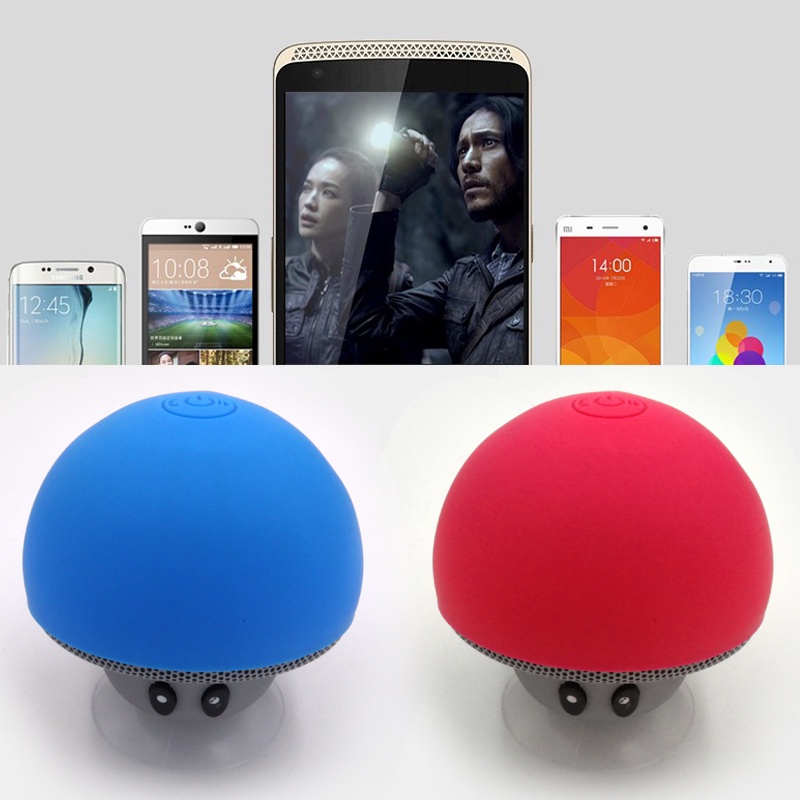 Loa Bluetooth Không Dây Mini Chống Nước Hình Cây Nấm Cho Điện Thoại / Máy Tính Xiaomi