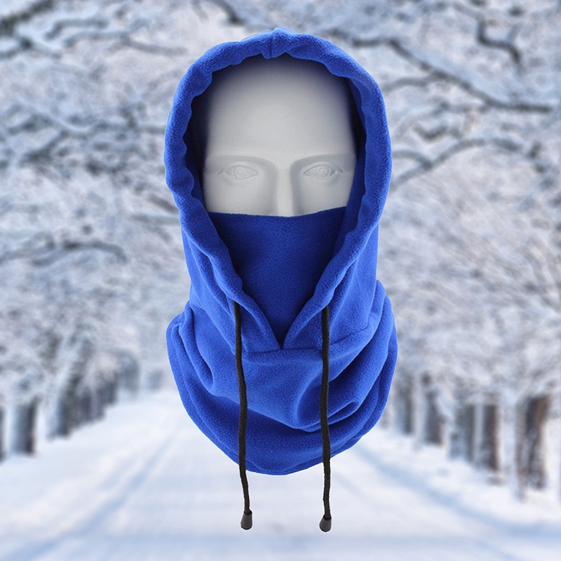 Fancy Mới Mũ Trùm Đầu Thể Thao Mùa Đông Chống Gió Giữ Ấm Có Đệm Lót Vải Lông Đi Xe Đạp Trượt Tuyết Ngoài
