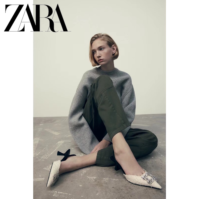 Zara Giày Cao Gót Thời Trang Mùa Xuân Xinh Xắn Dành Cho Nữ