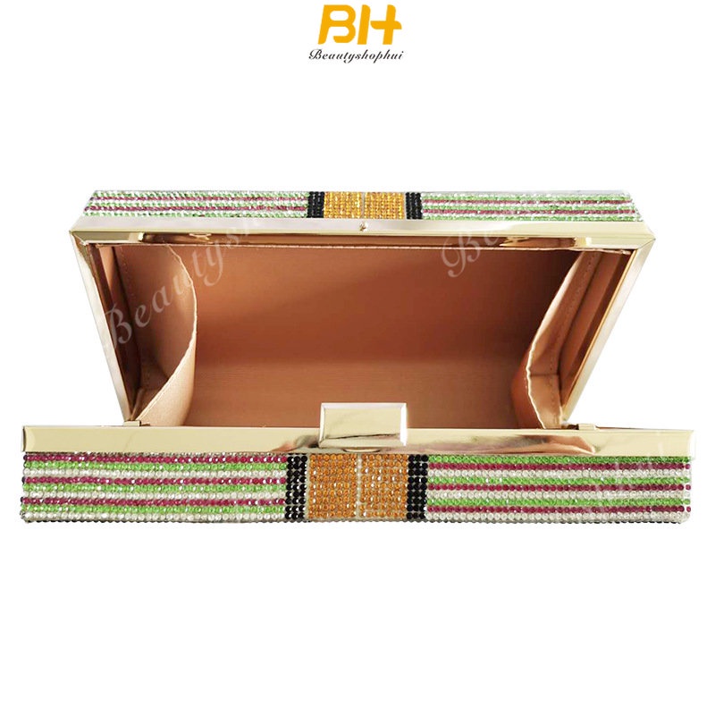 Mới Hộp Đựng Tiền Hình Vuông Cỡ Nhỏ Bằng Acrylic Đính Kim Cương Giả Dễ Thương