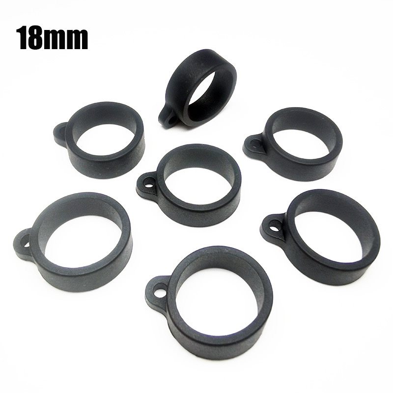 Vòng Đeo Tay Silicon Màu Đen 8mm 13 '' 40mm Chống Trượt