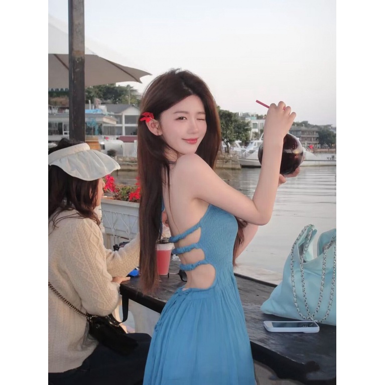 Đầm Hainan Thái Lan Hainan Phong Cách Mori Siêu Cổ Tích Thời Trang Mùa Hè Cao Cấp Thiết Kế Mới Ngọt Ngào Siêu Hot Sanya Hainan Thái Lan Đi Biển Nghỉ Mát Phong Cách Mori Siêu Thượng Hải