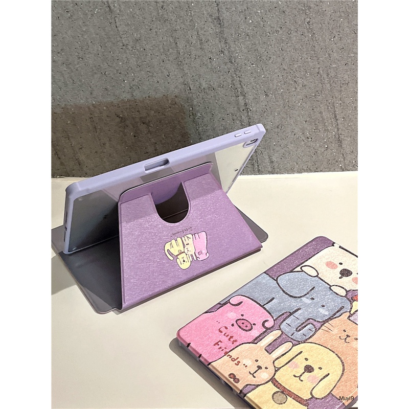 Bao Da Máy Tính Bảng In Hình Động Vật Hoạt Hình Cho Ipad 10.2 2022 Ipad 10Th Pro 10.5 Ipad Air 2 Air 5 10.9 Pro 11 Ipad 9Th Ipad 12.9