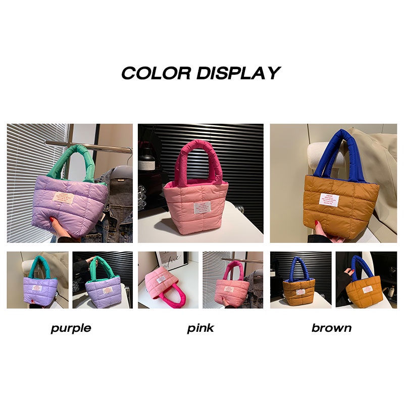 MISCHA Túi Xách Đeo Vai Hình Vuông Cỡ Nhỏ Màu Sắc Dễ Thương Phong Cách Hàn Quốc Thời Trang Cho Nữ