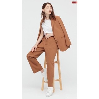 Quần tây linen UNQL ống đứng
