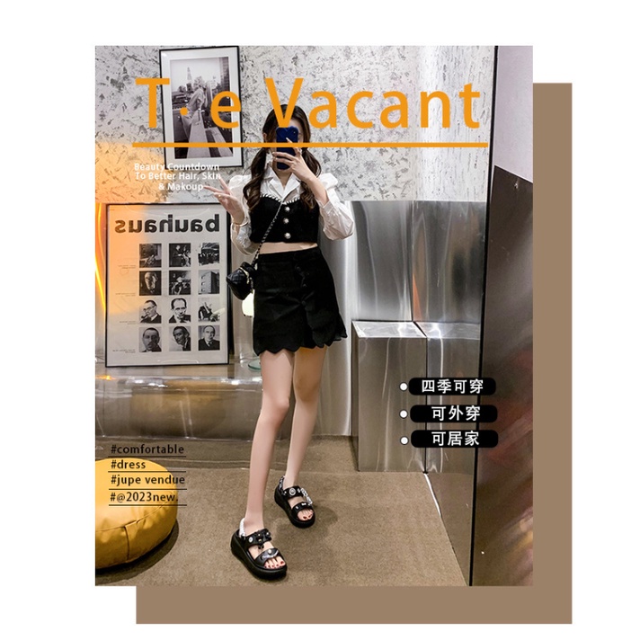 Dép Xăng Đan Đế Dày Thoải Mái Thời Trang Mùa Hè Cho Nữ-AA1176