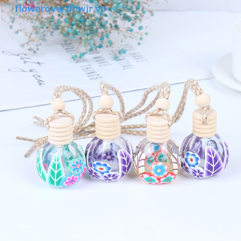 1 Bình Nước Thủy Tinh Rỗng Nhiều Màu Treo Xe Hơi FJR