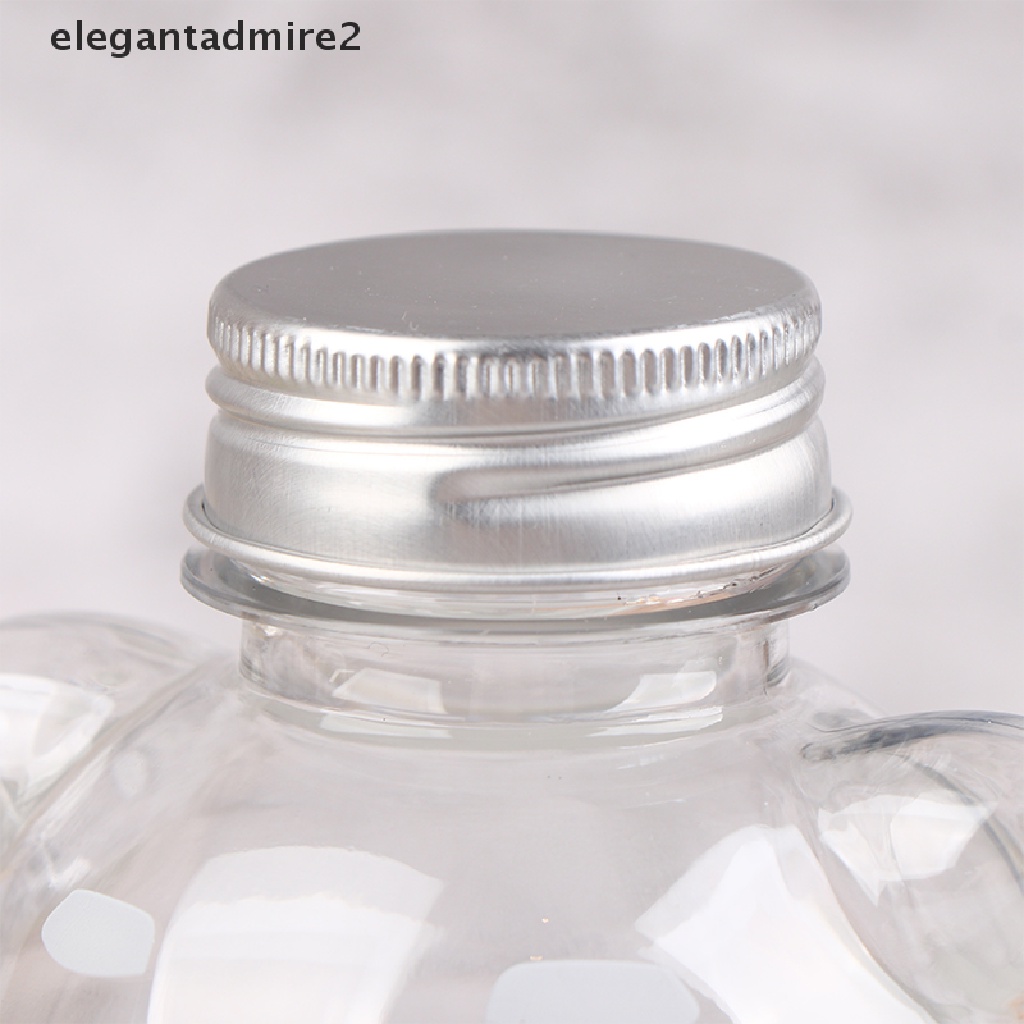 1 Bình Nước Ép 500ml Bằng Nhựa Dày Trong Suốt In Hình Gấu Violent Dễ Thương